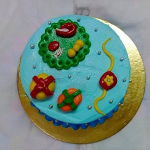 homemade rakhi cake
