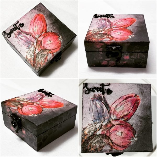 Zupppy Art & Craft Wooden Decoupage Box