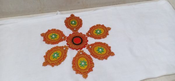 Zupppy Art & Craft Acrylic Rangoli