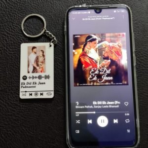 Customised music keychain
