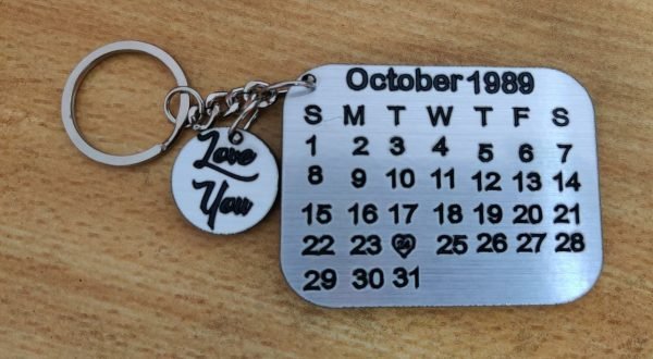 Zupppy Accessories Calendar Keychain