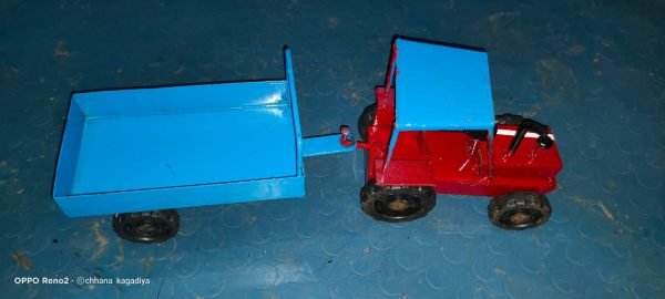 Zupppy Toys Toy Tractor With Trolley