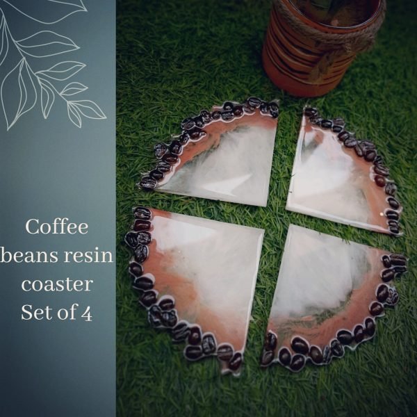 Zupppy Crochet Products Resin Coffee Coasters