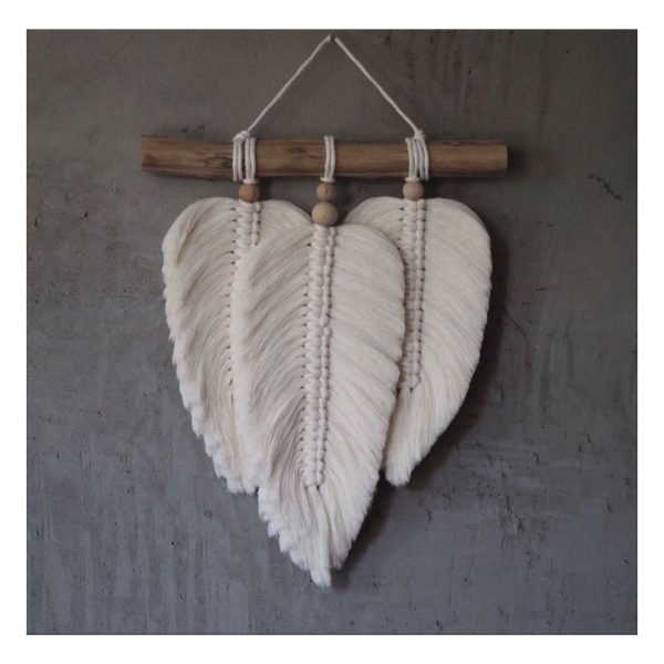 Zupppy Gifts Macramé Leaf Hangings – Elevate Your Space with Nature-inspired Elegance