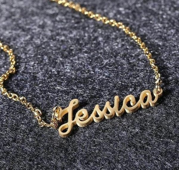 Zupppy Accessories Metallic Name Pendant