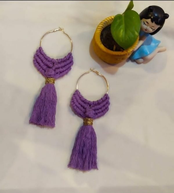 Zupppy Macrame Products Macrame Earring | Zupppy