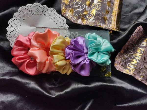 Zupppy Apparel Pastel color combo of scrunchies