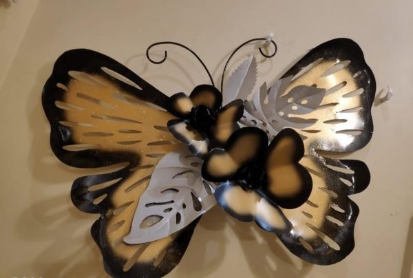 Zupppy Home Decor Butterfly Metal Wall Art