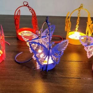 Zupppy Art & Craft Butterfly T- light holders