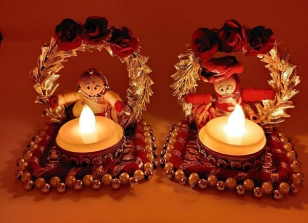 Zupppy Diyas & Candles Jharoka set