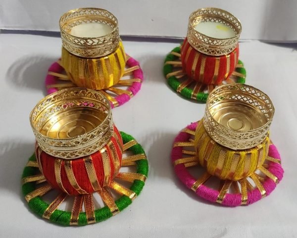 Zupppy Diyas & Candles Candle Holder For home decor (set of 6)