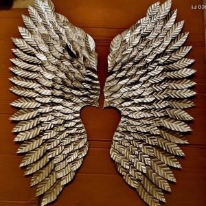 wings metal art