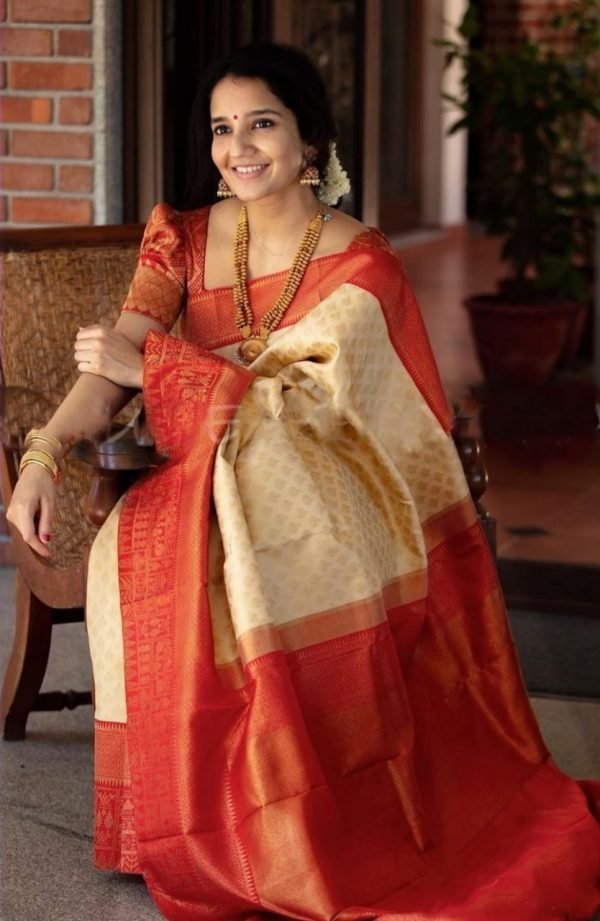 Multicolor Zari Woven Silk Saree | Trendy sarees, Party wear sarees, Silk  sarees