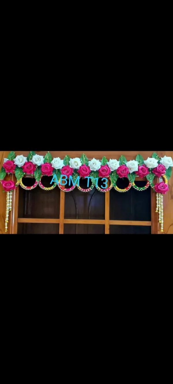 Zupppy Bandarwal Floral Entrance Door Decor