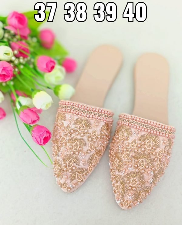 Zupppy Accessories Online Embroidered Mules/ Slipper