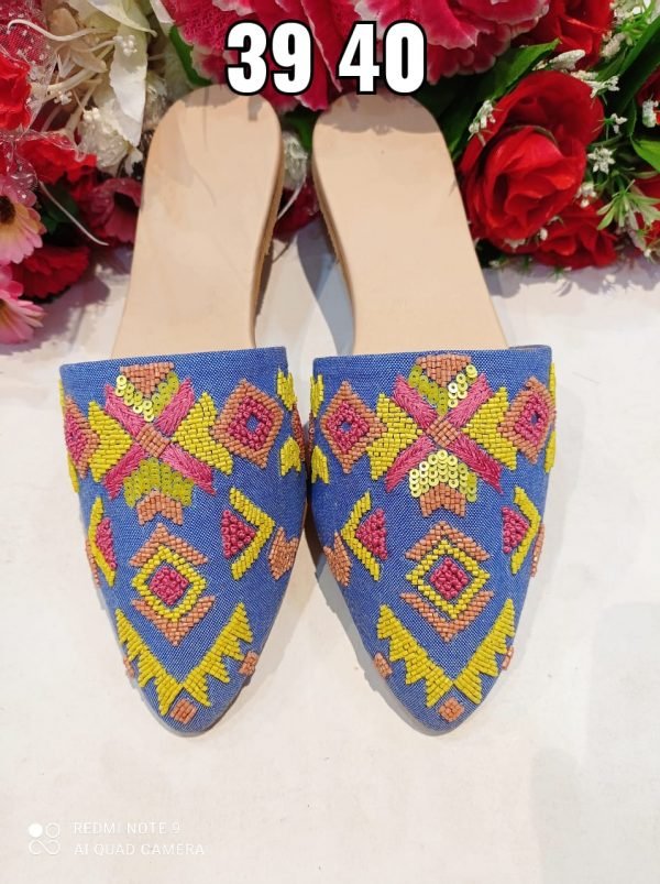 Zupppy Accessories Online Embroidered Mules/ Slipper