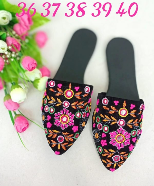 Zupppy Accessories Gorgeous Women Mule Online | Embroidery Mule | Zupppy