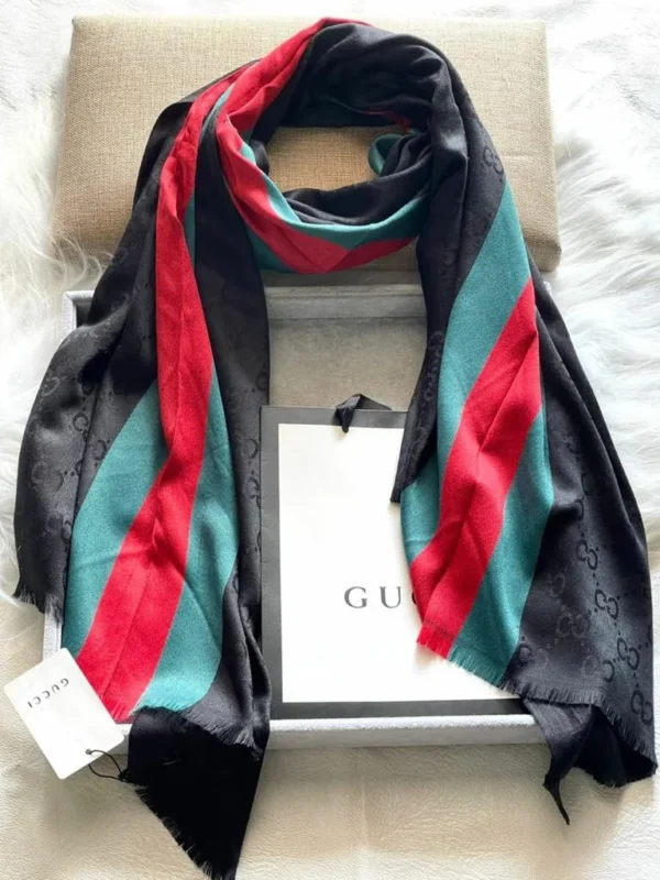 Zupppy Apparel GUCCI GG Semi-Woolen Stole Scarf – Luxury Women’s Shawls with Signature GG Pattern