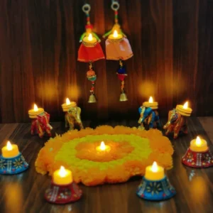 Zupppy Diyas & Candles ROYAL RAJASTHANI COMBO 