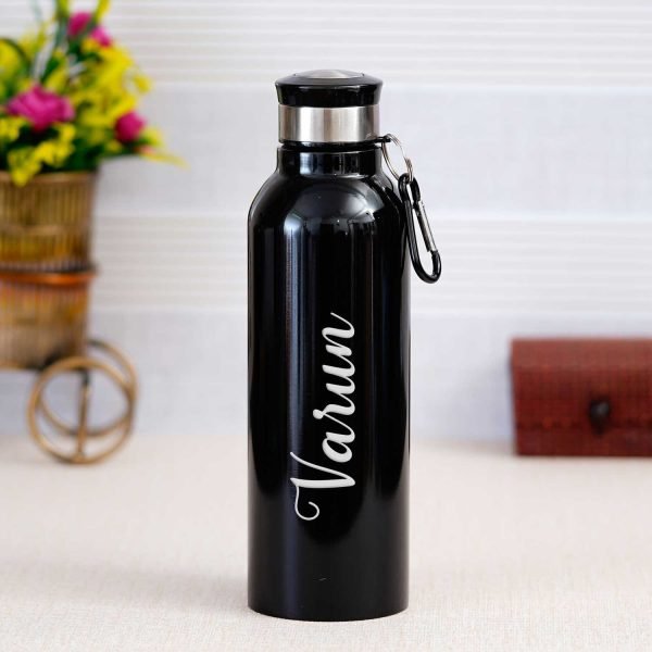 Zupppy Crockery & Utensils Glossy steel bottle