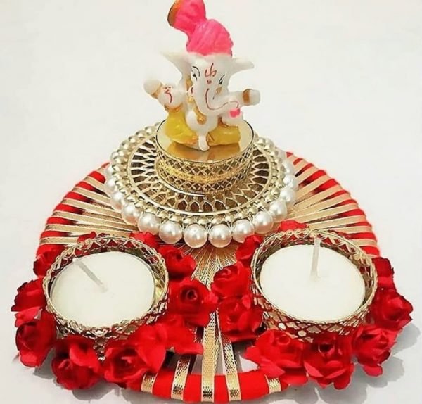 Zupppy Diyas & Candles Ganesh Diya holder