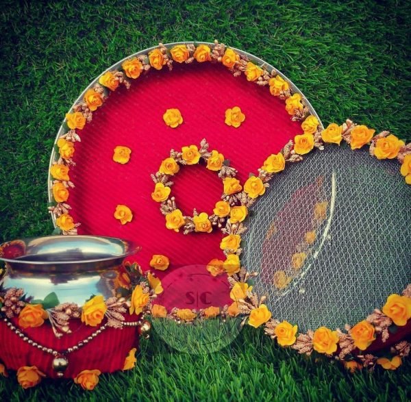 Zupppy Apparel Karwachauth thali set