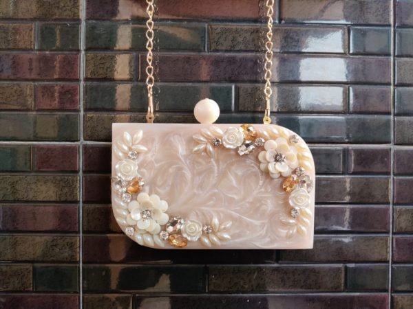 Zupppy Accessories Marble look resin clutches