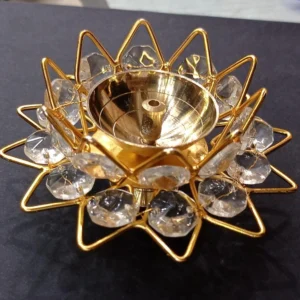 Zupppy Diyas & Candles Crystal Diya