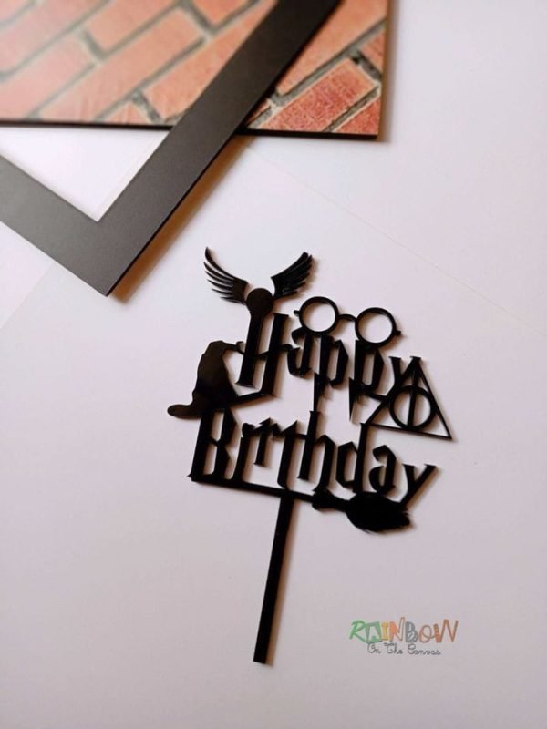 Zupppy Accessories Harry Potter customised acrylic Cake Topper