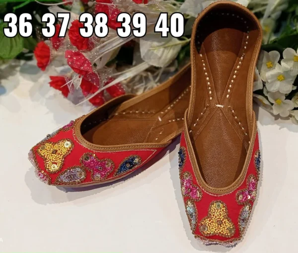 Zupppy Accessories Embroidery Work Mojari: Traditional Charm with Modern Flair, Handcrafted Jutti in India