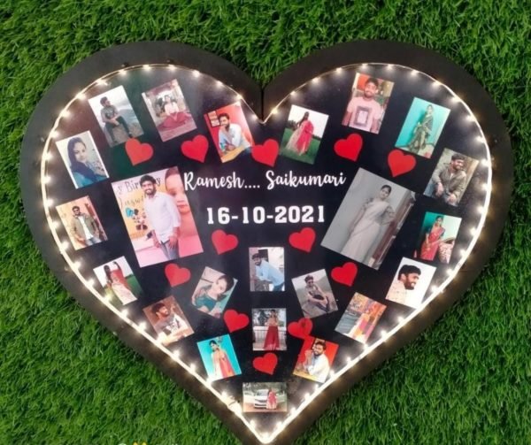 Zupppy Customized Gifts Designer Led Heart Online | Led Heart | Zupppy