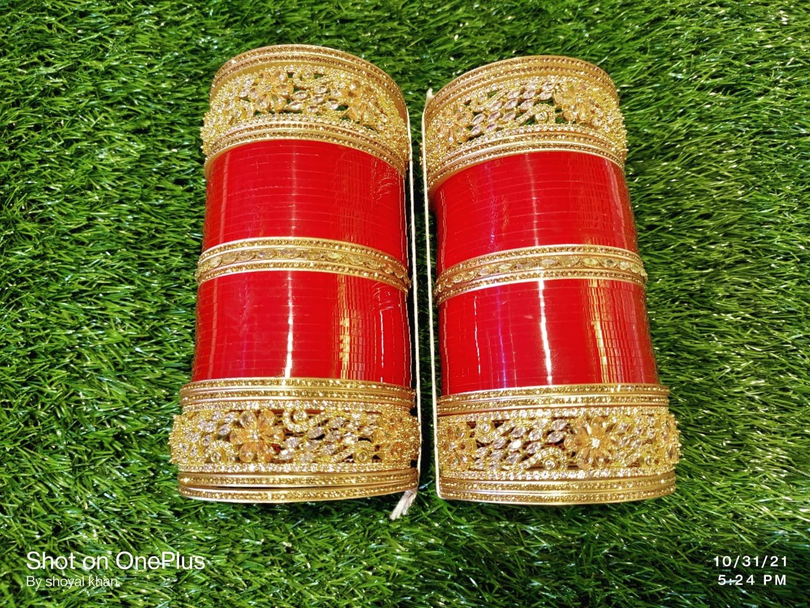 Red deals bangles design