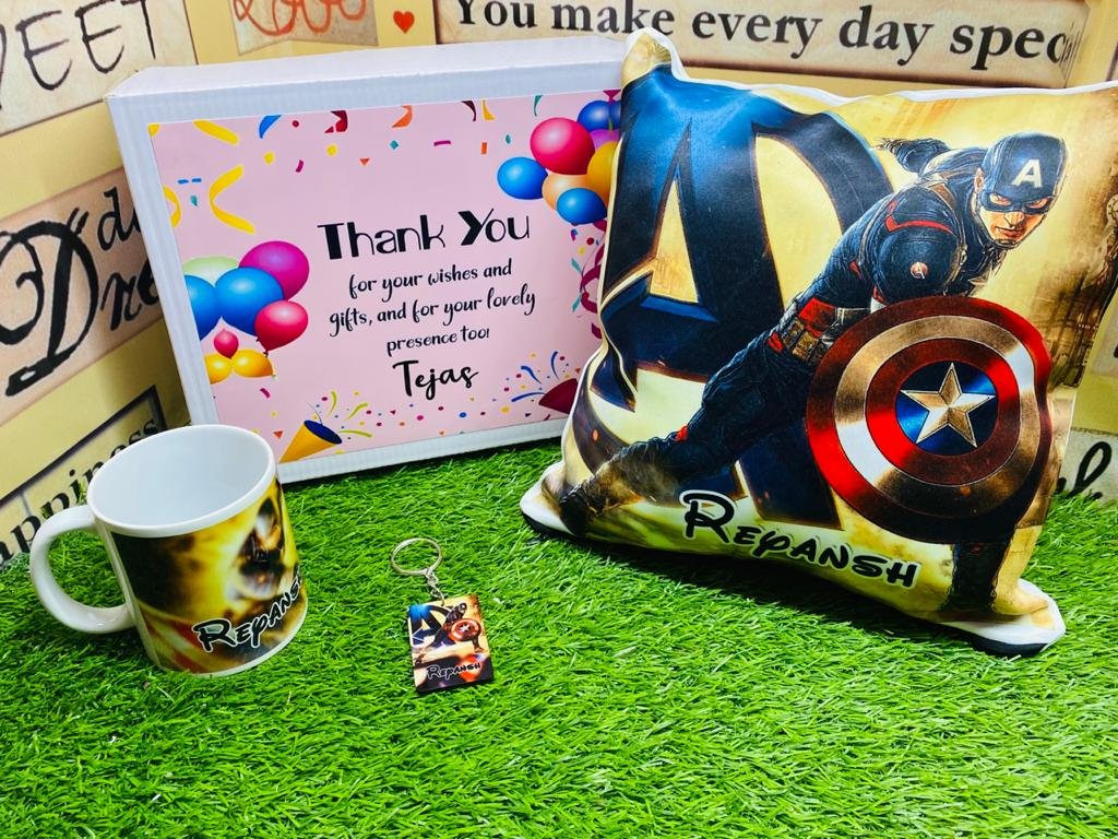Festiko® 6 Pcs Superhero Theme Stickers, Theme Birthday Supplies, Return  Gifts for Kids, Gift Accessories,