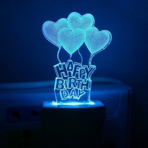 Zupppy Customized Gifts Plug 3D illusion Lamp