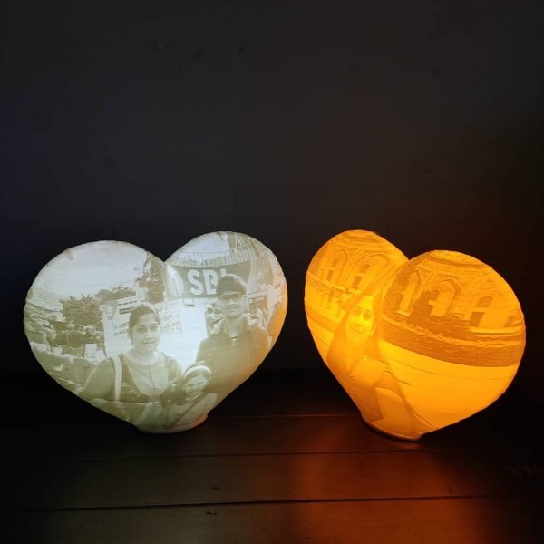 Zupppy Art & Craft Heart Moon Lamp