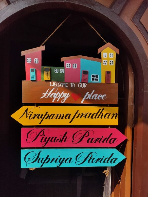 Zupppy Art & Craft Name plate