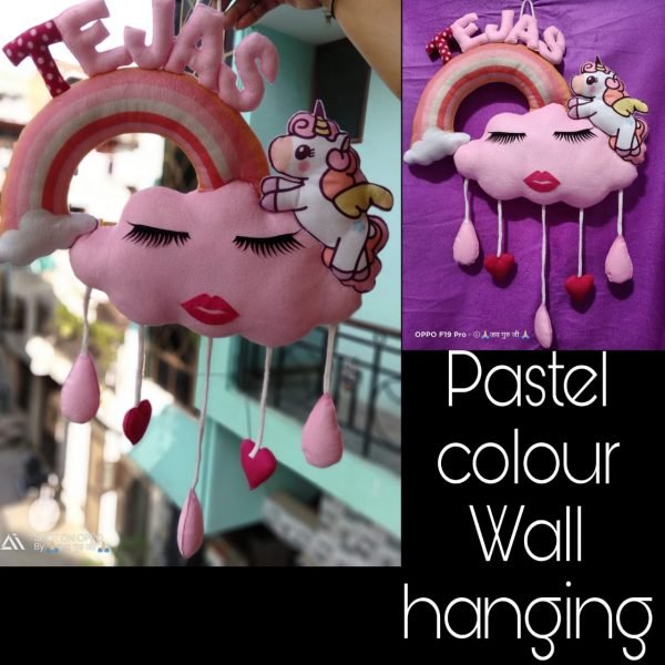 Zupppy Customized Gifts Pastel Colours Wall Hanging For Your PRINCESS Room