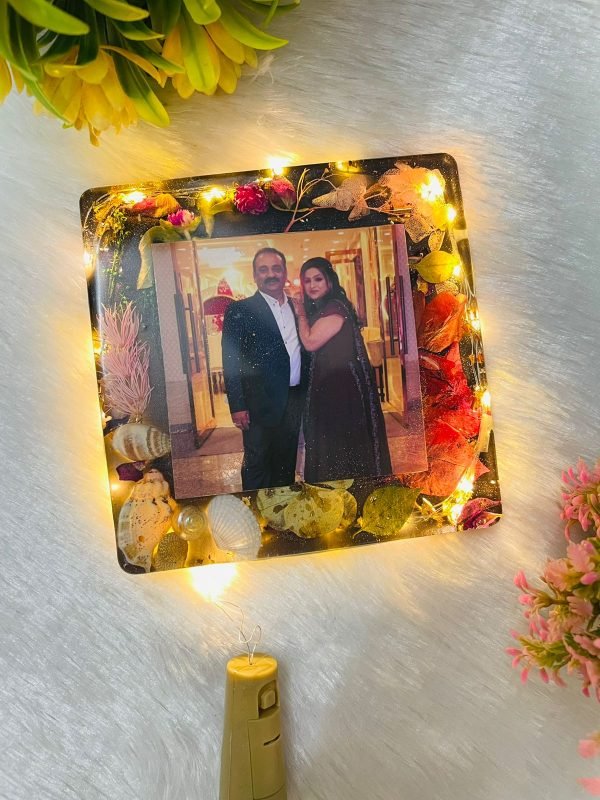 Zupppy Customized Gifts Led Resin Photo Table Top