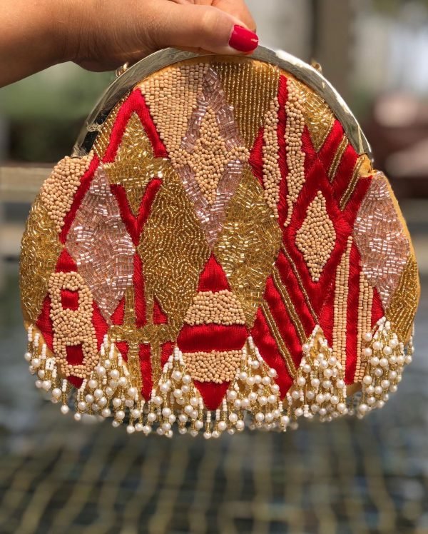 Zupppy Accessories Resham work | Handmade clutch