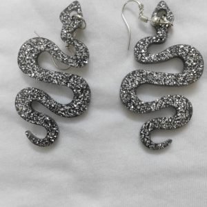 Zupppy Customized Gifts Handmade Resin Snake Earrings