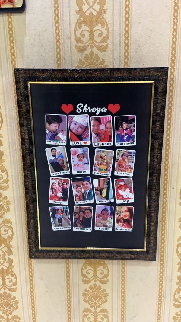 Zupppy Customized Gifts Oil Wooden Frame Online in India