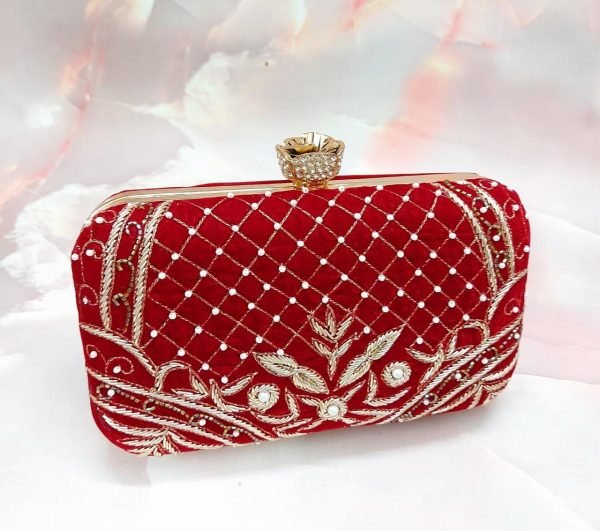 Zupppy Accessories Single Side Embroidered Clutch