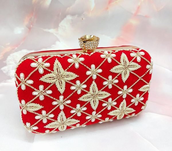 Zupppy Accessories Single Side Embroidered Clutch