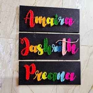 Zupppy Art & Craft Simple Name String Art in India | Zupppy |