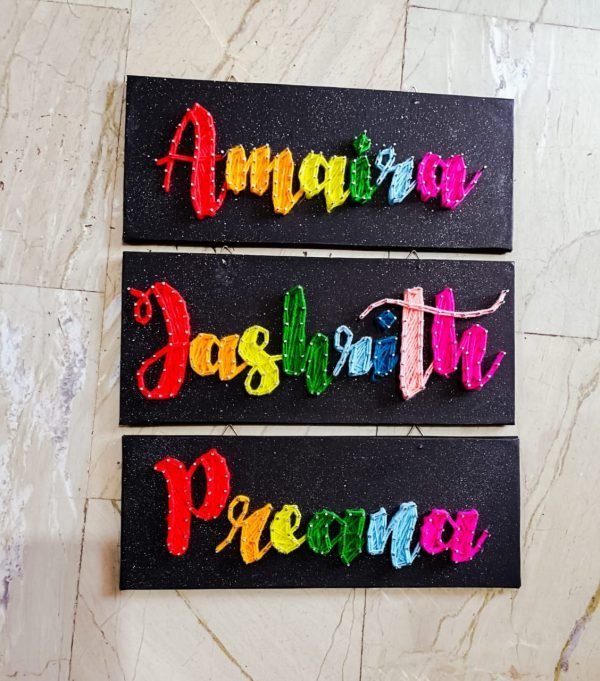 Zupppy Art & Craft Simple Name String Art in India | Zupppy |