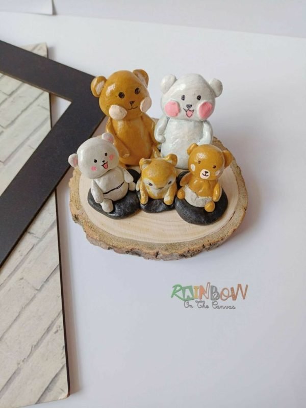 Zupppy handmade Milk and Mocha Bear Family Miniature | cute gifts online