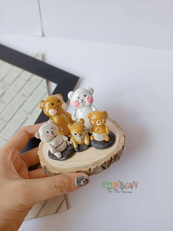 Zupppy handmade Milk and Mocha Bear Family Miniature | cute gifts online