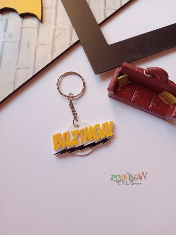 Zupppy Accessories Big Bang Theory Bazinga Keyring