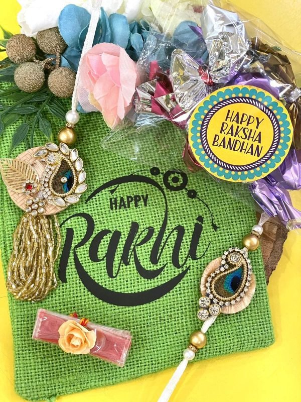 Zupppy Rakhi Elegant Rakhi Combo Online