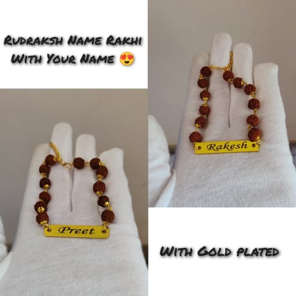 Zupppy Rakhi Fancy Customize Rudraksha Rakhi Online | Zupppy |